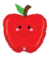 Smiling Apple Supershape Balloon Party Supplies Decorations Ideas Novelty Gift