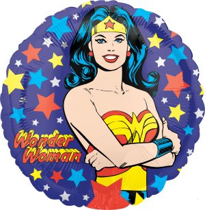 Wonder Woman Standard Balloon Party Supplies Decorations Ideas Novelty Gift