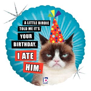Grumpy Cat Birthday Standard Balloon Party Supplies Decorations Ideas Novelty Gift