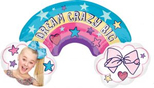 Jojo Bows Siwa Rainbow Supershape Balloon Party Supplies Decorations Ideas Novelty Gift