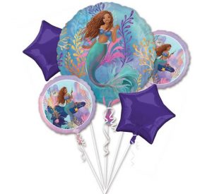 Ariel Little Mermaid Balloon Bouquet Party Supplies Decorations Ideas Novelty Gift