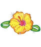 Linking Hibiscus Supershape Balloon Party Supplies Decorations Ideas Novelty Gift