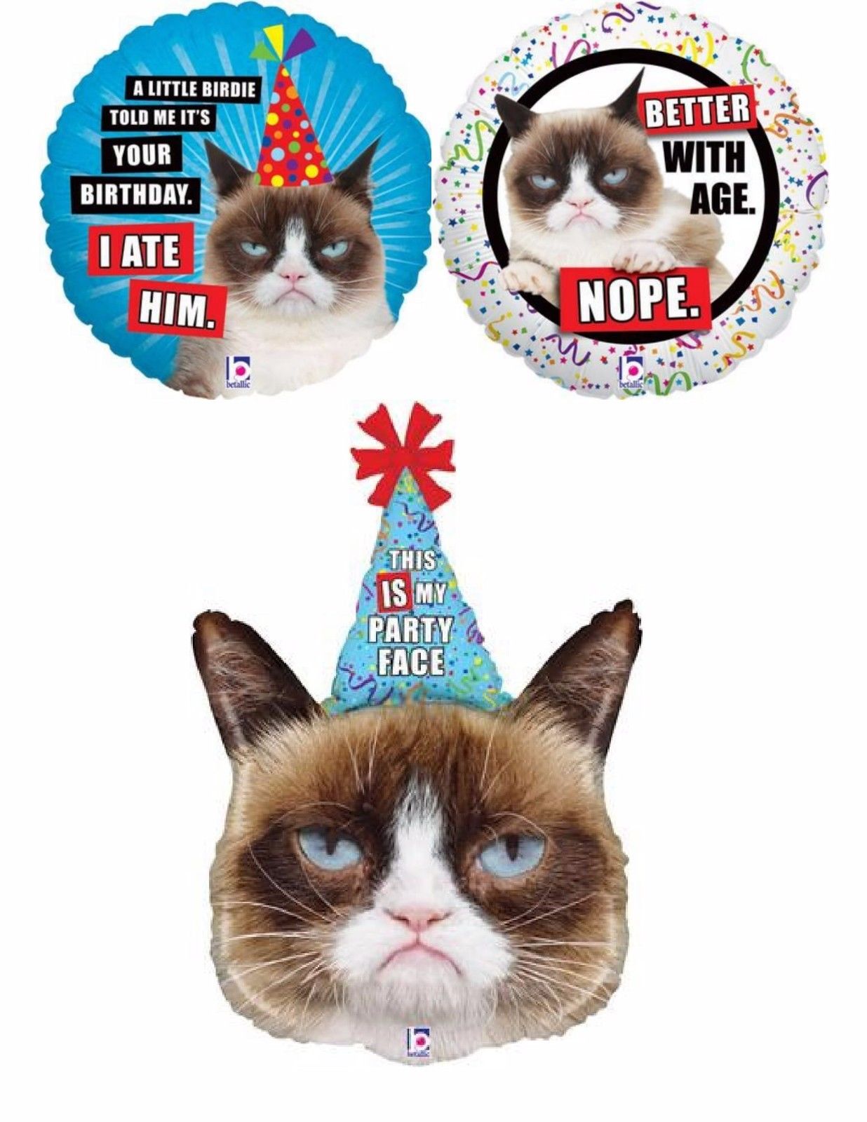 Grumpy Cat - Balloon Geeks