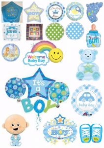 welcome new baby boy balloons Party Supplies Decorations Ideas Novelty Gift