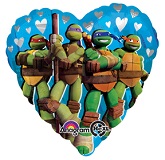 Teenage Mutant Ninja Turtles Heart Standard Balloon Party Supplies Decorations Ideas Novelty Gift