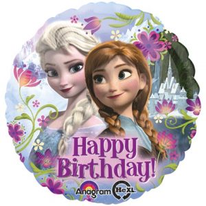 Happy Birthday Frozen Standard Balloon Party Supplies Decorations Ideas Novelty Gift