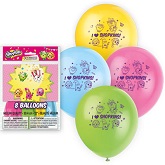 Set Of 8 Shopkins Latex Balloons Party Supplies Decorations Ideas Novelty Gift