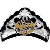 New Year Tiara Supershape Balloon Party Supplies Decorations Ideas Novelty Gift