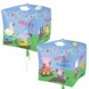 Peppa Pig 15in Cubez Balloon Party Supplies Decorations Ideas Novelty Gift