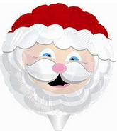 Santa Face Air Fill Balloon Party Supplies Decorations Ideas Novelty Gift