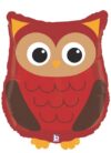 Woodland Owl 26in Shape Balloon Party Supplies Decorations Ideas Novelty Gift