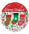 Merry Christmas Stockings Air Fill Balloon Party Supplies Decorations Ideas Novelty Gift
