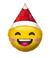 Christmas Emoji Air Fill Balloon Party Supplies Decorations Ideas Novelty Gift