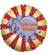 Welcome Back Elephant Standard Balloon Party Supplies Decorations Ideas Novelty Gift