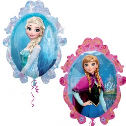 Elsa Anna Frozen Frame Shape Balloon Party Supplies Decorations Ideas Novelty Gift