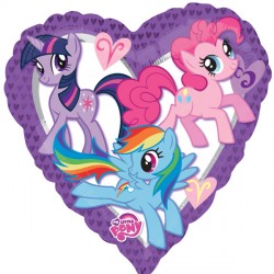 My Little Pony Purple Heart Standard Balloon Party Supplies Decorations Ideas Novelty Gift