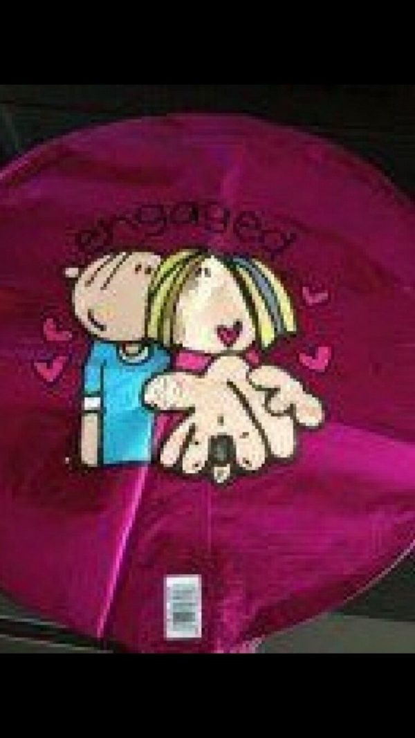 Bang On The Door Engaged Standard Balloon Party Supplies Decorations Ideas Novelty Gift