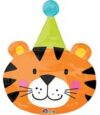 Circus Tiger Head 31in Shape Balloon Party Supplies Decorations Ideas Novelty Gift