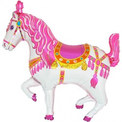 Pink Circus Horse Shape Balloon Party Supplies Decorations Ideas Novelty Gift