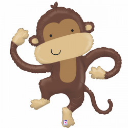 Linking Monkey Supershape Balloon Party Supplies Decorations Ideas Novelty Gift