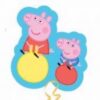 Peppa & George Pig 21in Shape Balloon Party Supplies Decorations Ideas Novelty Gift