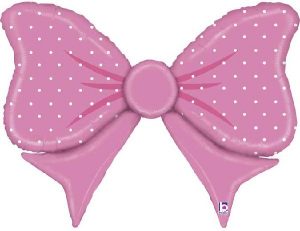 Pink Bow Large Shape Balloon Party Supplies Decorations Ideas Novelty Gift