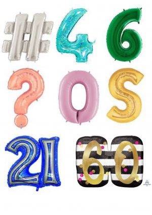 Number & Letter Balloons