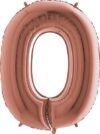 Grabo Jumbo Number 0 Rose Gold Balloon Party Supplies Decorations Ideas Novelty Gift