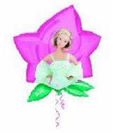 Dreamtime Barbie Flower Supershape Balloon Party Supplies Decorations Ideas Novelty Gift