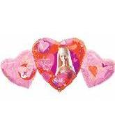 Barbie Valentines Supershape Balloon Party Supplies Decorations Ideas Novelty Gift