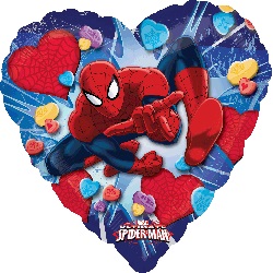 Ultimate Spider-Man Heart Balloon Party Supplies Decorations Ideas Novelty Gift