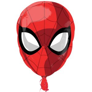 Spider-Man Head Face Standard Balloon Party Supplies Decorations Ideas Novelty Gift
