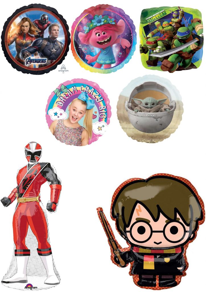tv & film balloons Party Supplies Decorations Ideas Novelty Gift