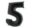 Grabo Jumbo Number 5 Black Balloon Anagram Jumbo Number 5 Black Balloon Old Style Party Supplies Decorations Ideas Novelty Gift