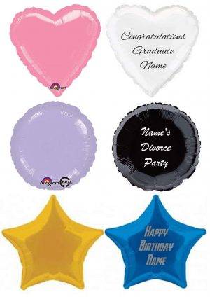 Plain & Patterned Balloons