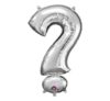 Anagram Silver Question Mark 36in Balloon Party Supplies Decorations Ideas Novelty Gift 33009