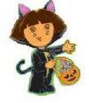Halloween Dora 32in Shape Balloon Party Supplies Decorations Ideas Novelty Gift 14281