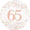 Happy 65th Birthday Pink Fizz Balloon Party Supplies Decorations Ideas Novelty Gift