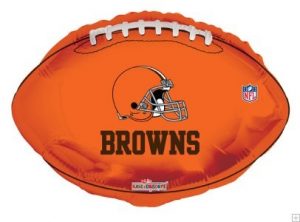 Cleveland Browns Orange Ball Standard Balloon Party Supplies Decorations Ideas Novelty Gift