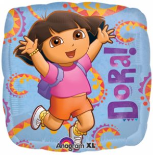 Dora The Explorer Square Standard Balloon Party Supplies Decorations Ideas Novelty Gift