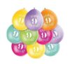 10pcs 9th Birthday Latex Balloons Party Supplies Decorations Ideas Novelty Gift 56043