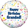 Happy Birthday Grandad Streamers 18in Balloon Party Supplies Decorations Ideas Novelty Gift