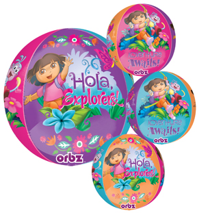 Dora The Explorer Orbz Sphere Balloon Party Supplies Decorations Ideas Novelty Gift