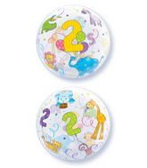 Happy 2nd Birthday Bubble Balloon Party Supplies Decorations Ideas Novelty Gift