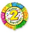 Happy 2nd Birthday Animal Print Balloon Party Supplies Decorations Ideas Novelty Gift