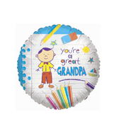 Great Grandpa Sketch Standard Balloon Party Supplies Decorations Ideas Novelty Gift
