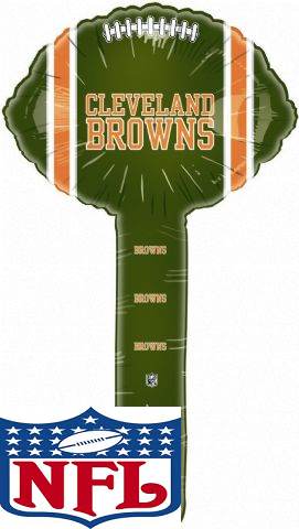 Cleveland Browns Air Fill Hammer Balloon Party Supplies Decorations Ideas Novelty Gift