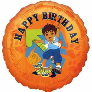 Happy Birthday Go Diego Standard Balloon Party Supplies Decorations Ideas Novelty Gift