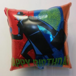 Birthday Secret Agent Spy 18in Balloon Party Supplies Decorations Ideas Novelty Gift