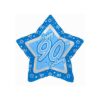 Blue Star Happy 90th Birthday Standard Balloon Party Supplies Decorations Ideas Novelty Gift